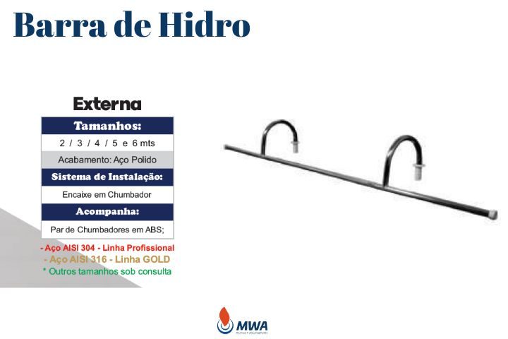 Barra de Hidro Externa