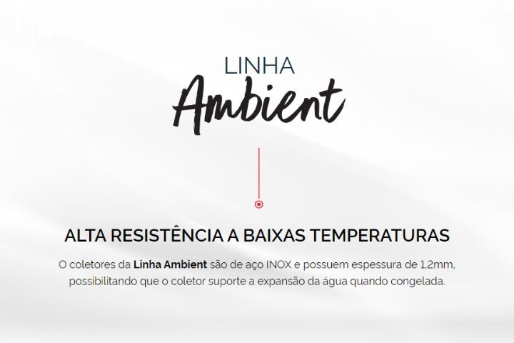 Coletor Solar - Linha Ambient 1